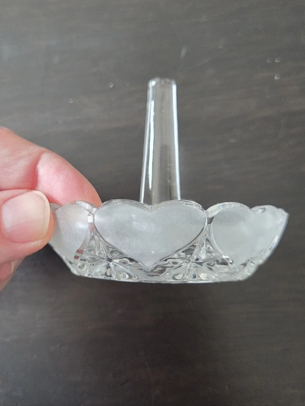 Vintage crystal glass